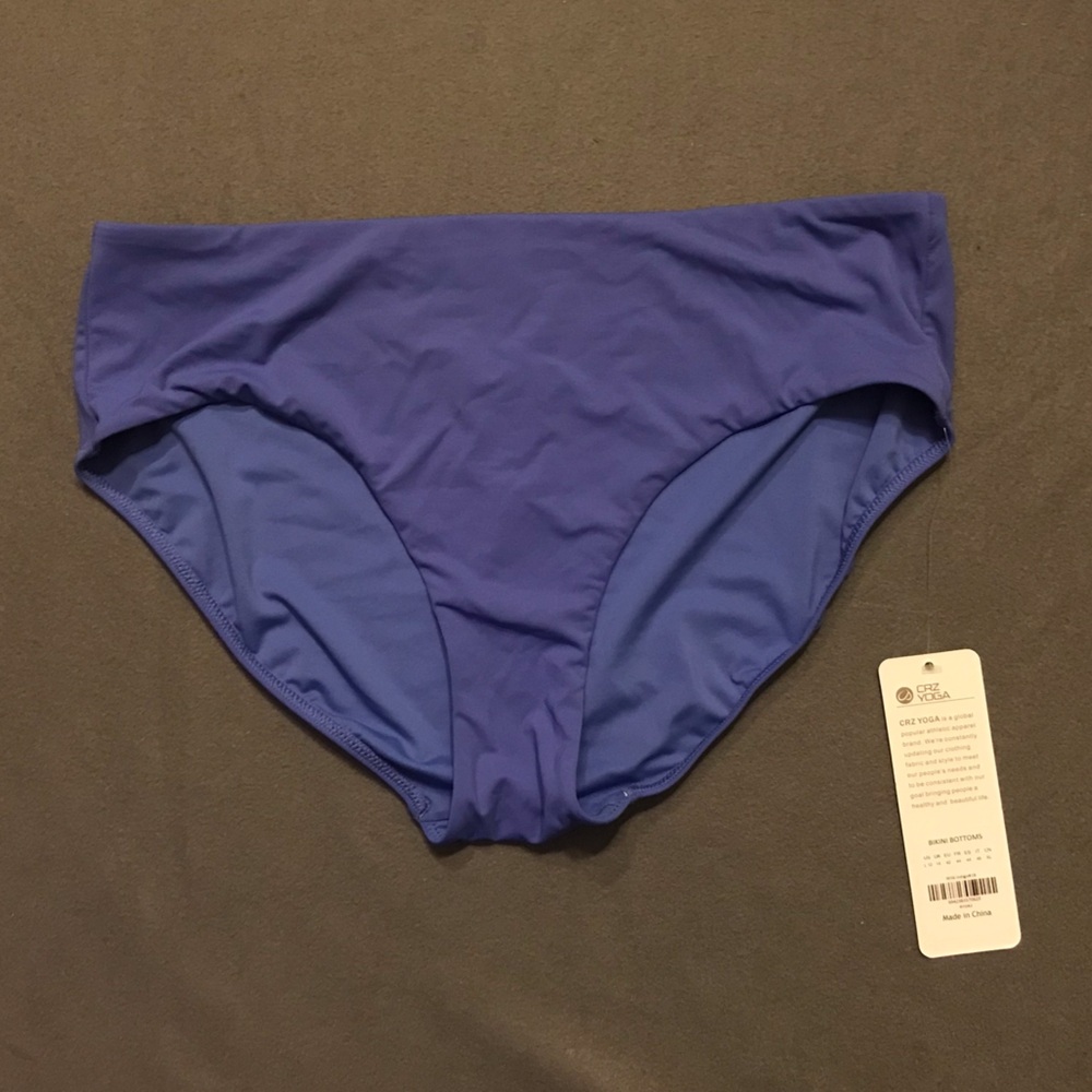 NWT CRZ YOGA Mid Rise Bikini Bottoms